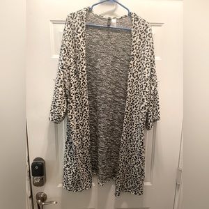 Leopard print sweater